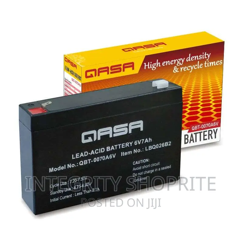 QASA Rechargeable Fan Lead-Acid Battery QBT-0070a12v