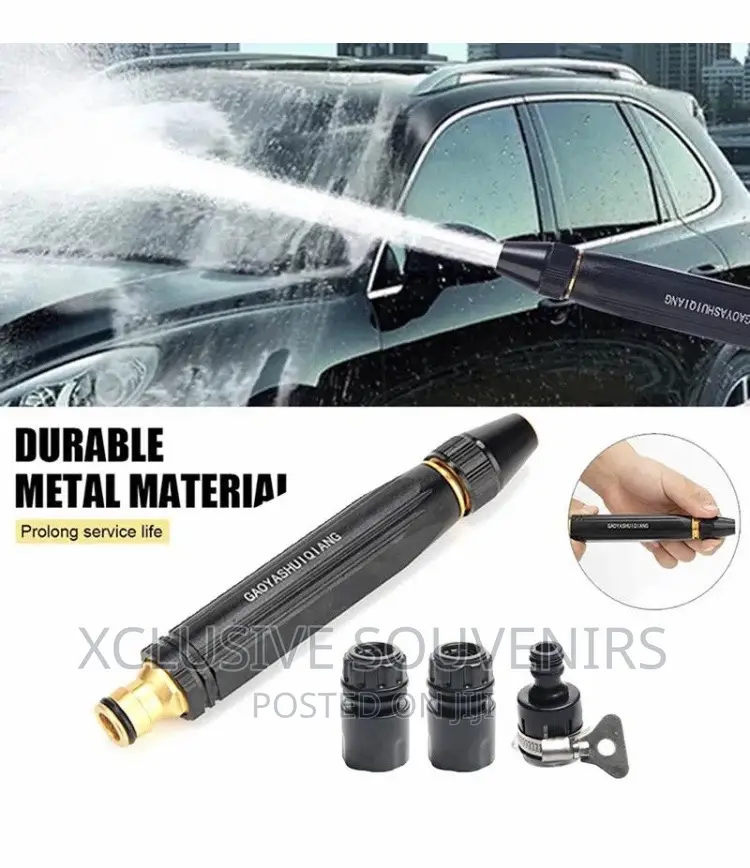 Car Wash Water Gun Straight Nozzle Kit Adjustable Water Gun