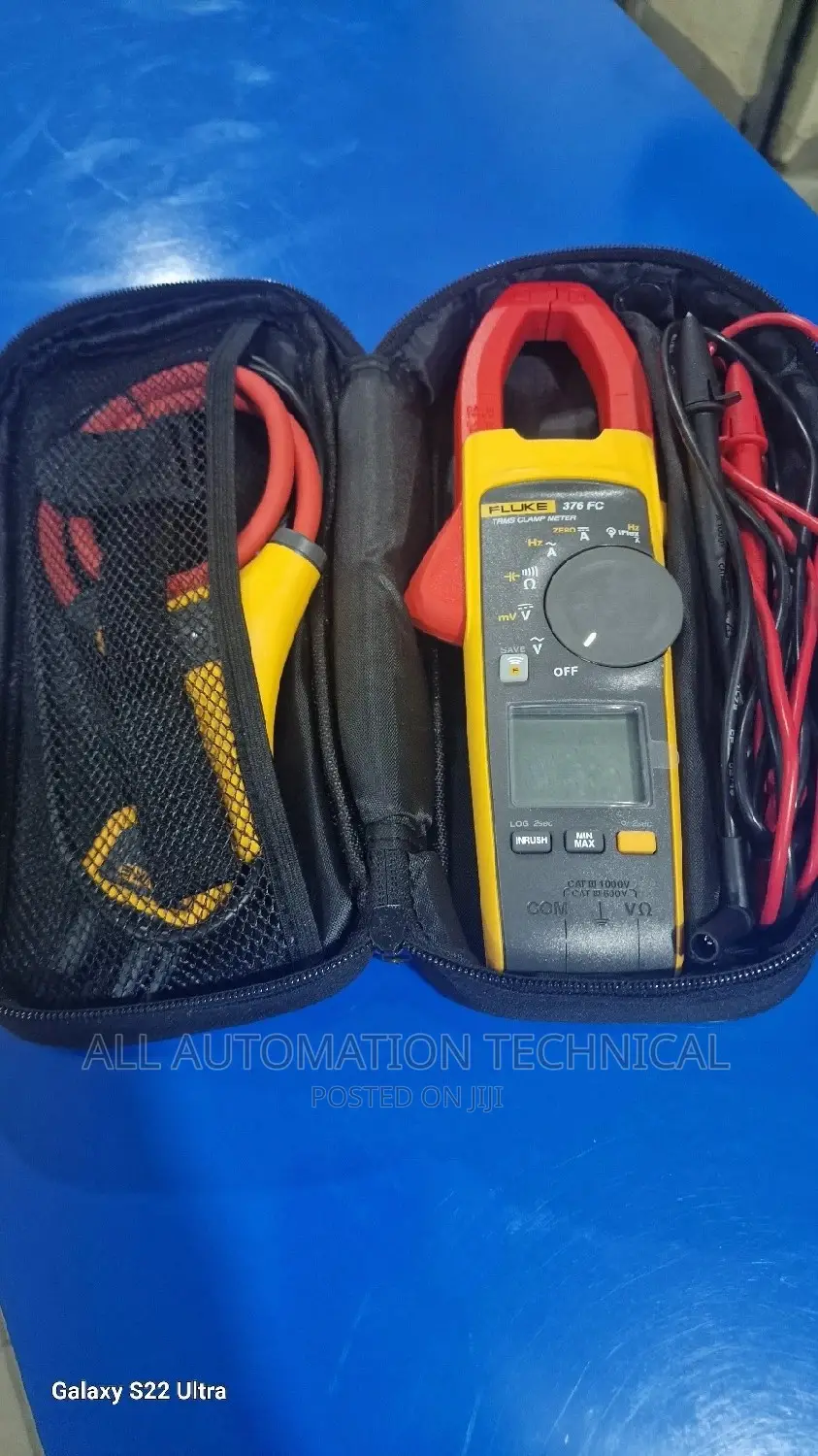 FLUKE 376 FC 1000 Amp AC DC True RMS Clamp Meter Tested.