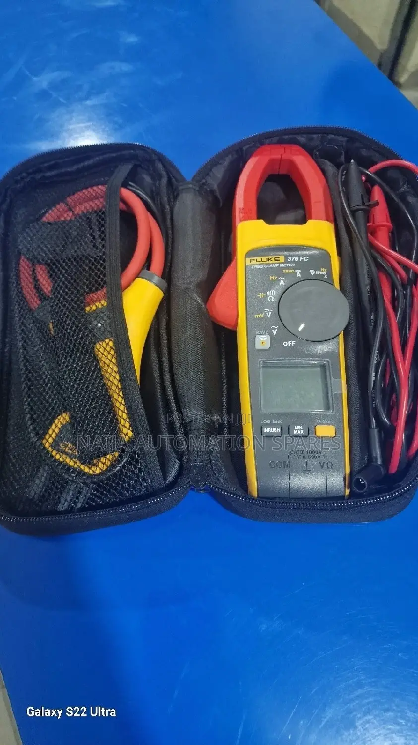 FLUKE 376 FC 1000 Amp AC DC True RMS Clamp Meter Tested.