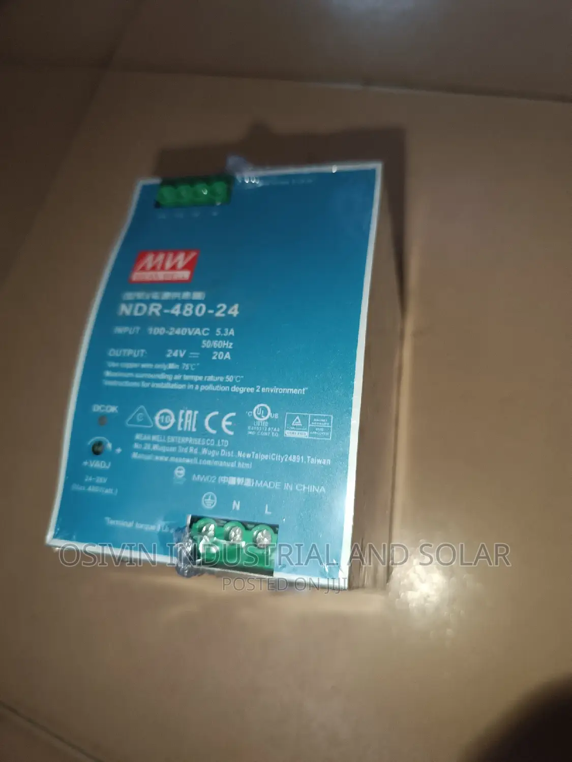 NDR-480-24 Original Power Supply 20a 24v