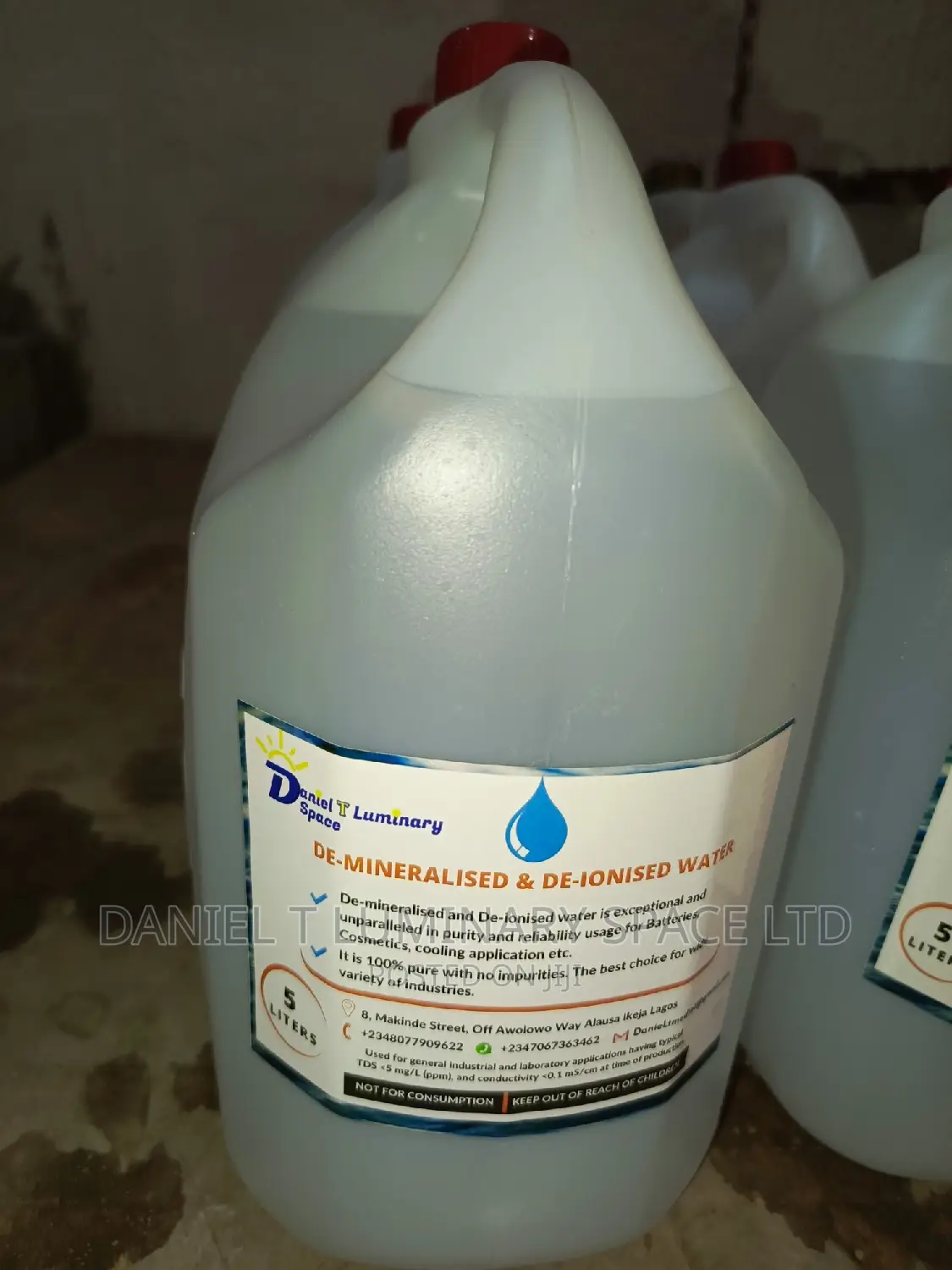 Supplier of Distilled and Demineralized Water
