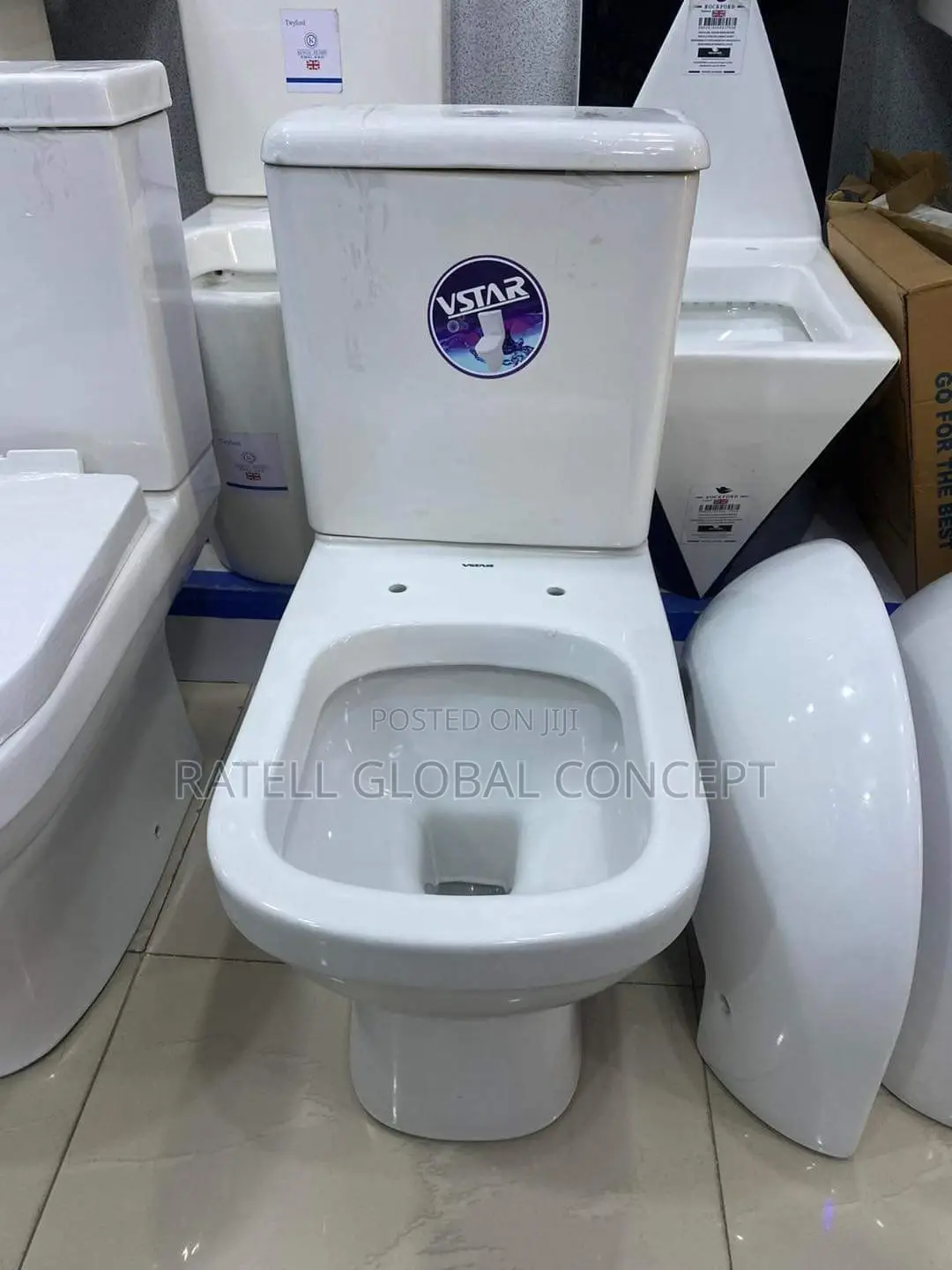 Vstar Solo Complete Toilet Set
