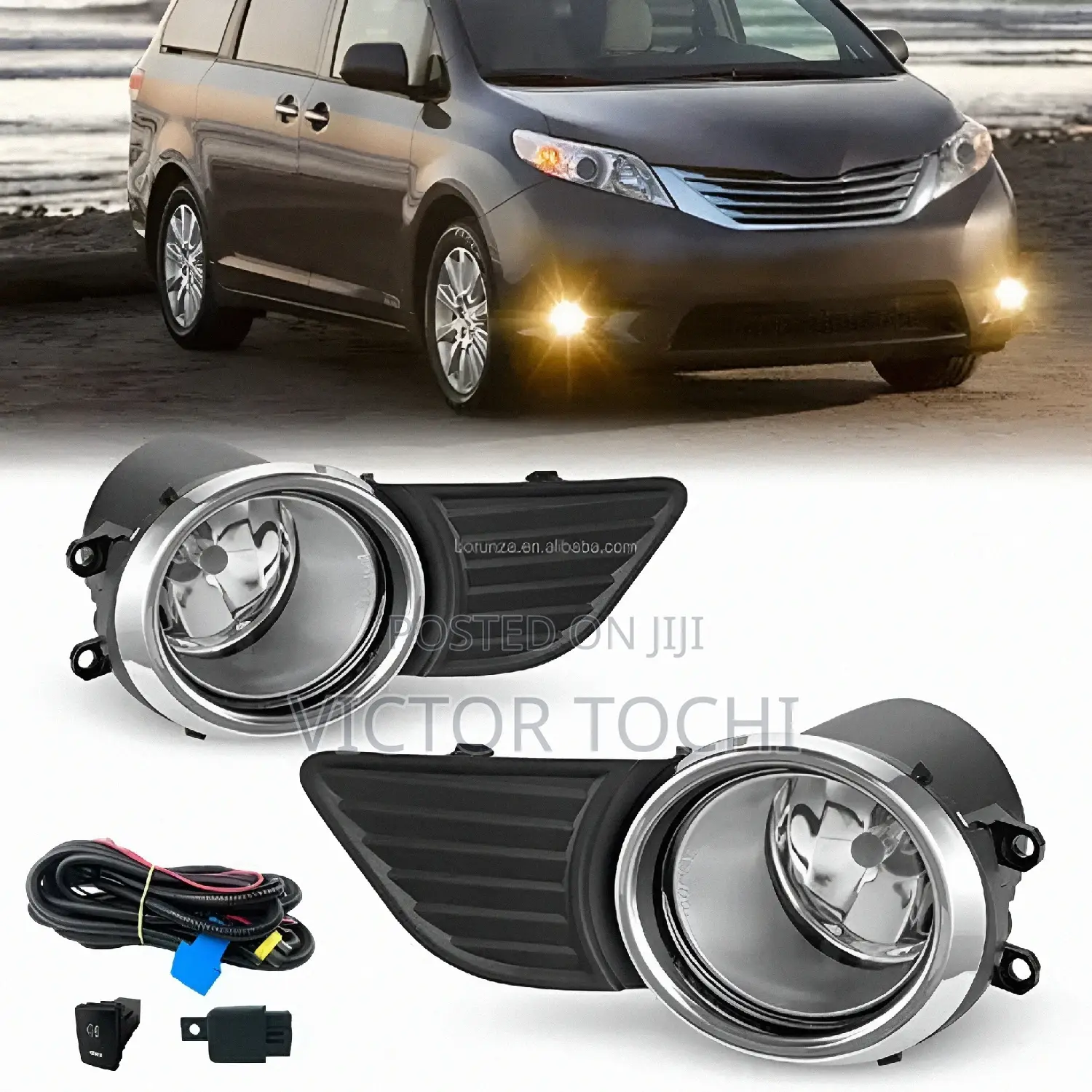 Fog Lamp and Fog Lights Chrome for Toyota Sienna 2010/2011