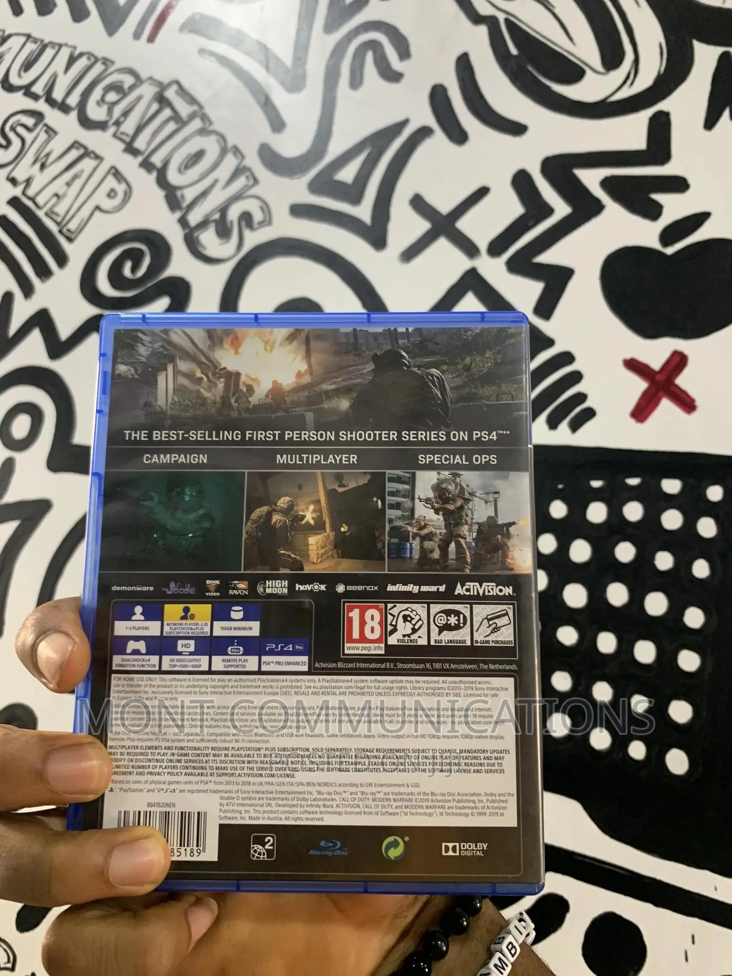 Sony Playstation 4 Call of Duty Modern Warfare