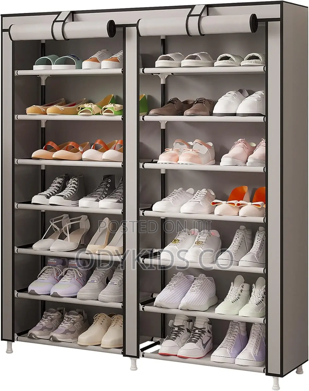 Shoes Rack, Shoe Storage Cabinet With Dustproof Cover