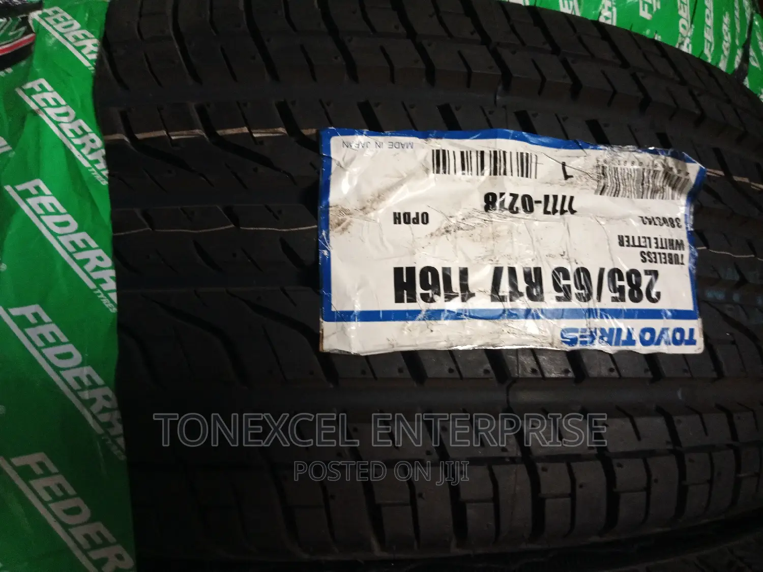 Federal Tyre 285/65/17 Made in Thailand 2yrs Warranty