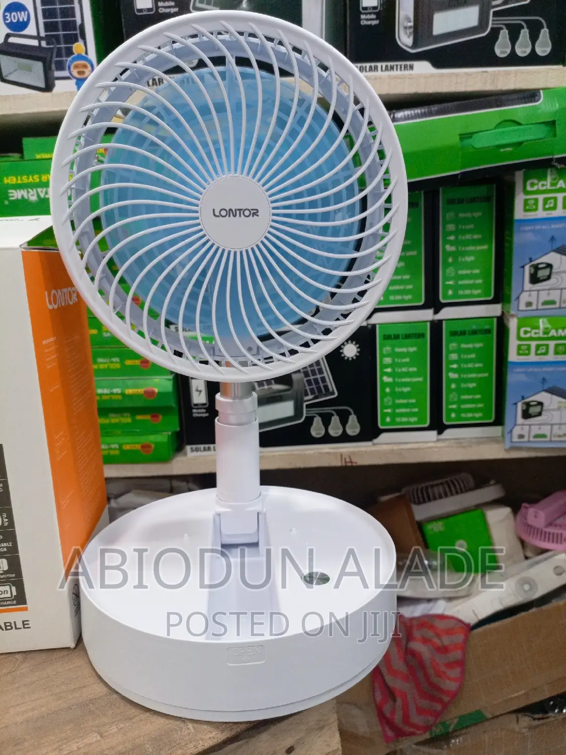 7 Inches Lontor Foldable Fan