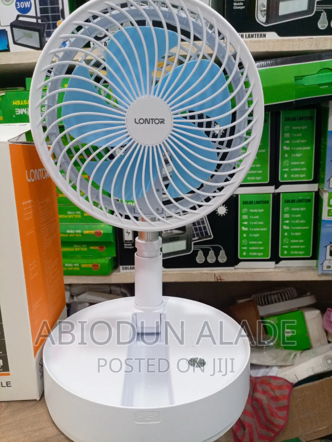 7 Inches Lontor Foldable Fan