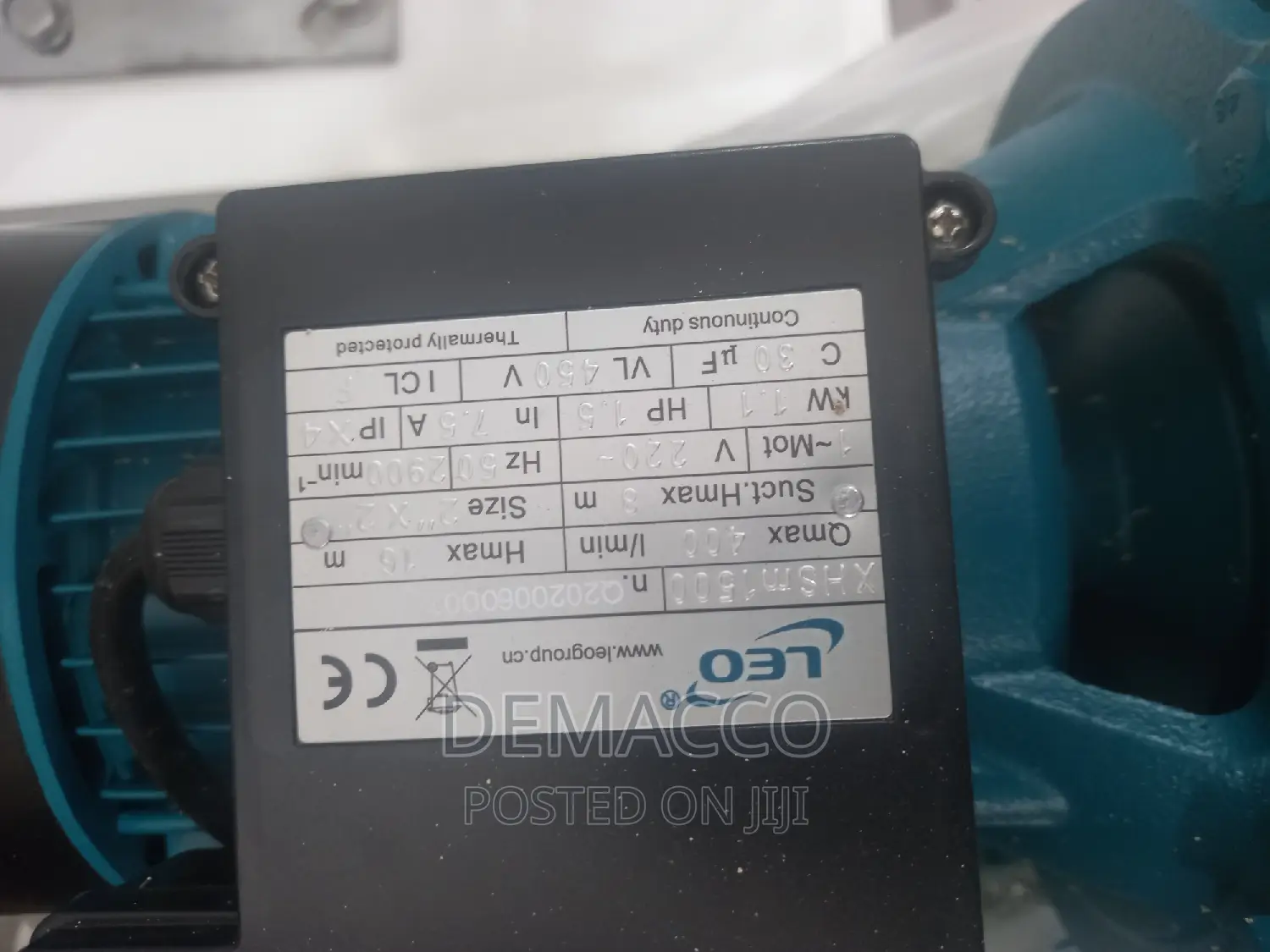 Leo Water Pump 2hp