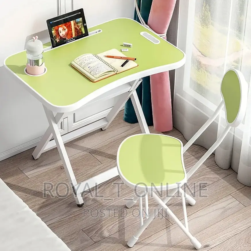 Foldable Table Chair for Kids in Abuja.Sturdy Chair Table
