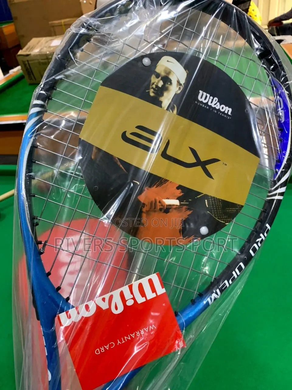 Original Wilson BLX Xfactor Lawn Tennis Racket Wit Carry Bag