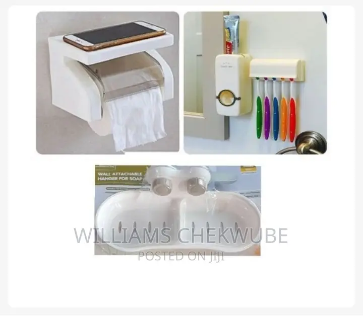 3 Set of Bathroom Accessories
