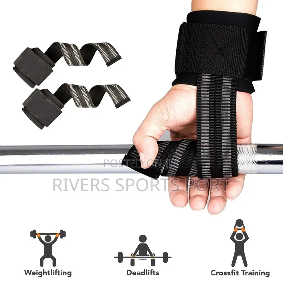 Non-Slip Gym Weightlifting Strap Powerlifting Wristband Wrap