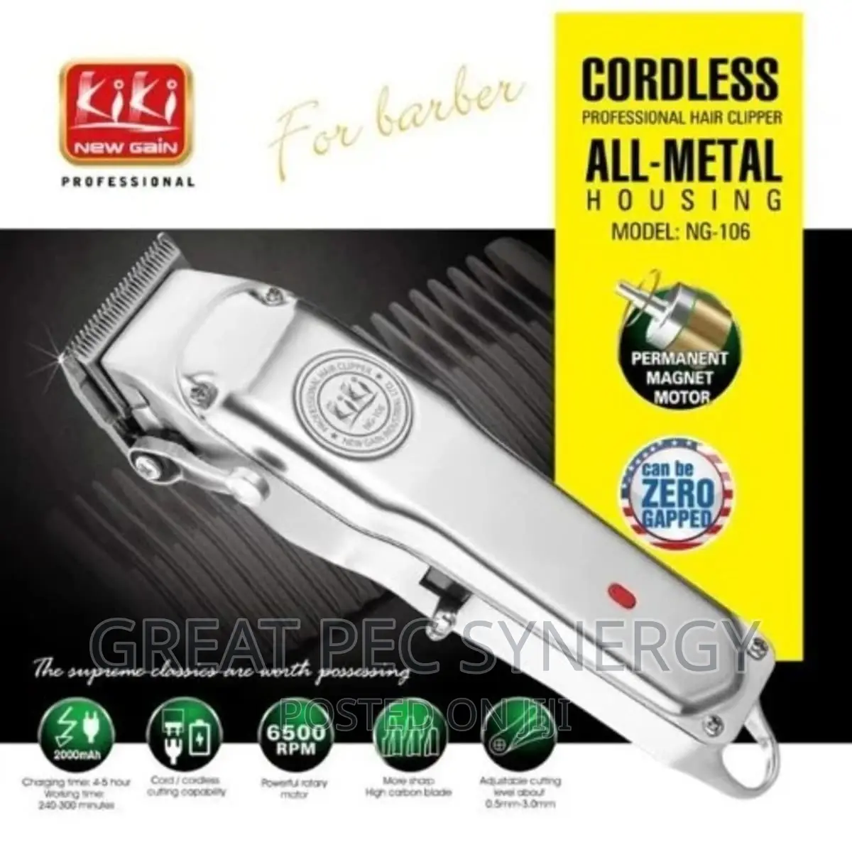 Kiki All Metal Clipper Without LED Display