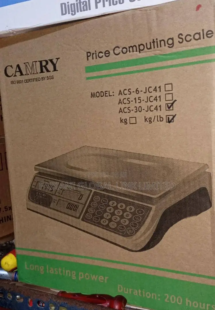 30kg Original Camry Weighing and Pricing Scale