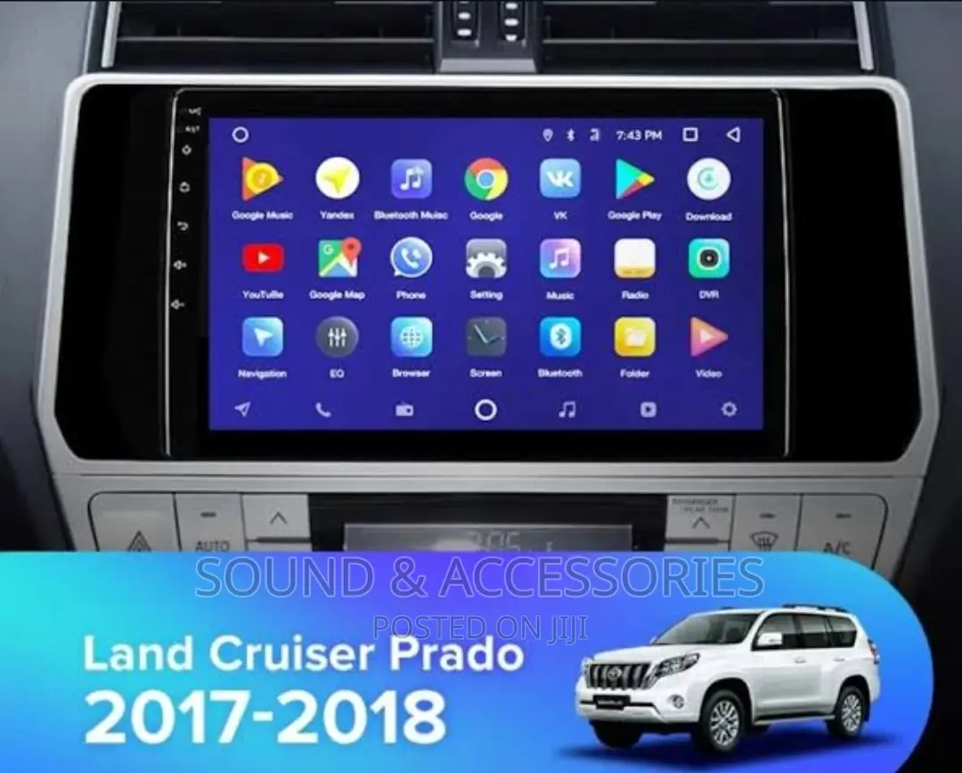 Toyota Prado 2018-2020 Android GPS Navigation Multimedia Sys