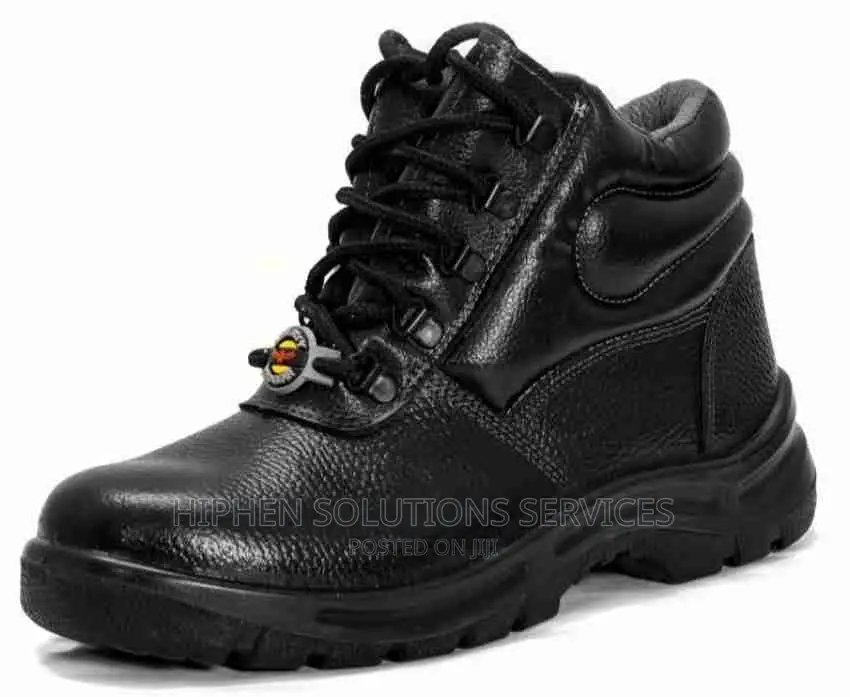 Ankle Leather Safety Shoes, For Construction Work
