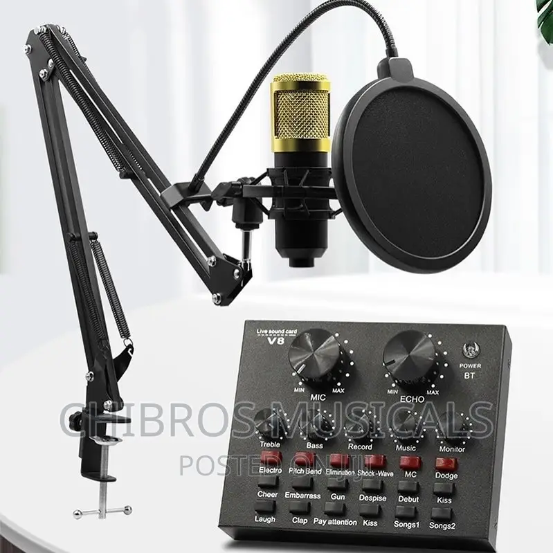 V8 Recording and Podcast Studio Set