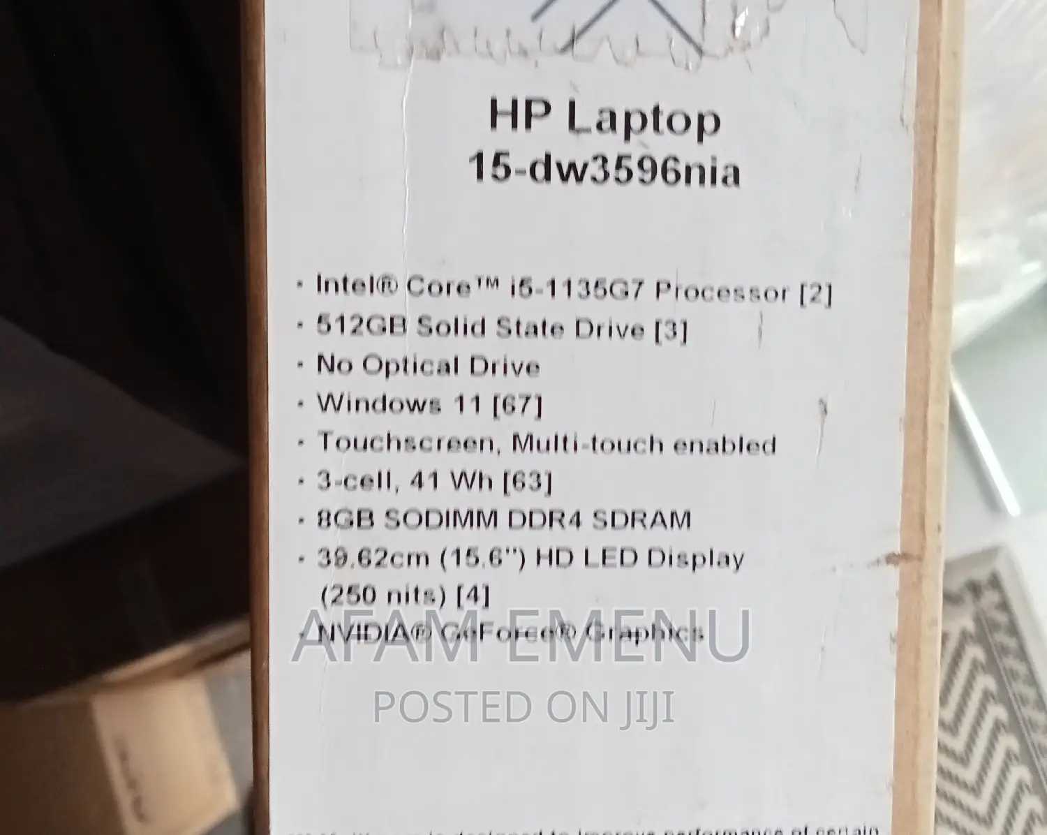 New Laptop HP 15 8GB Intel Core I5 SSD 512GB
