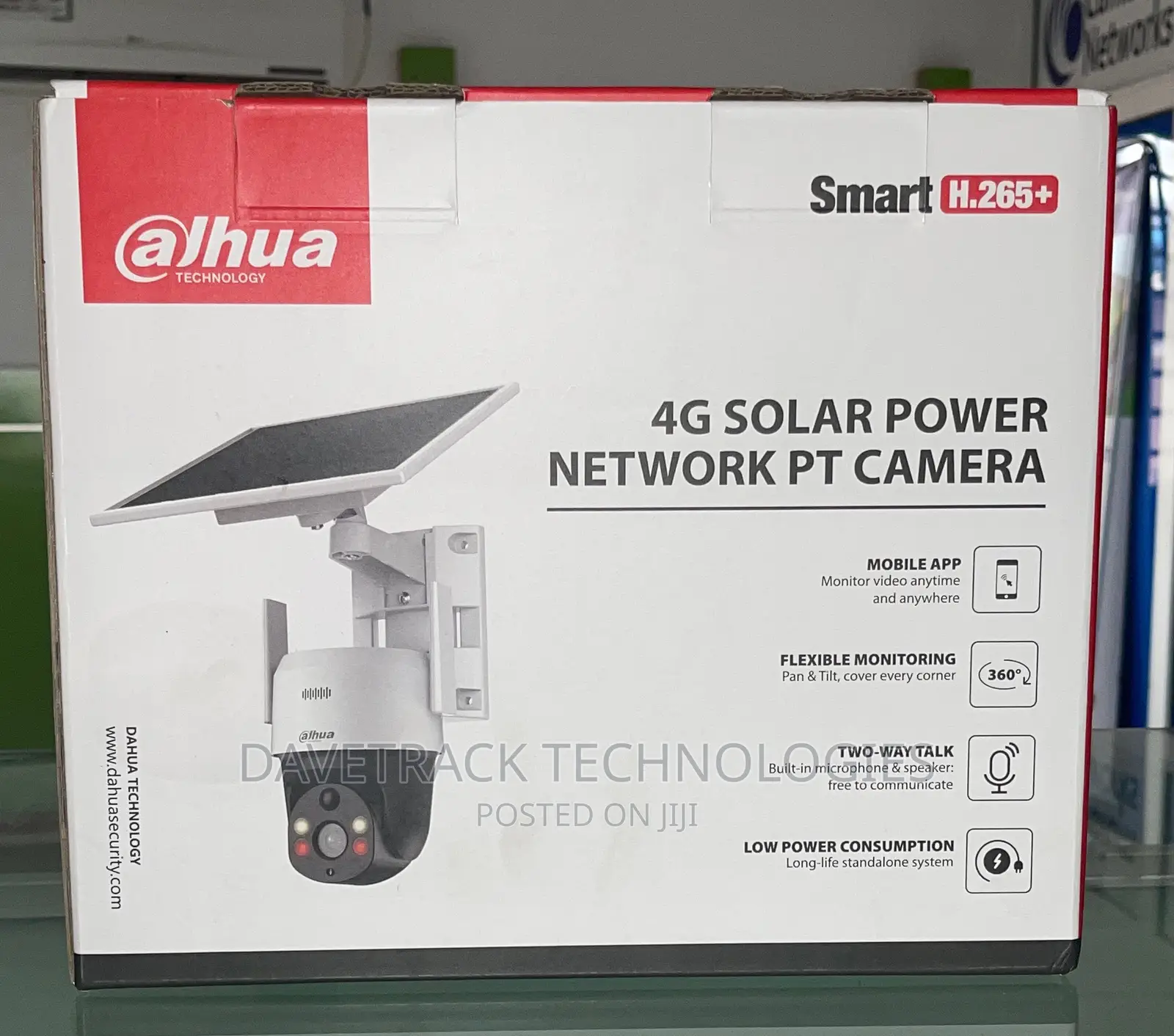 Dahua 4g Solar Network Pt Camera 4mp Outdoor