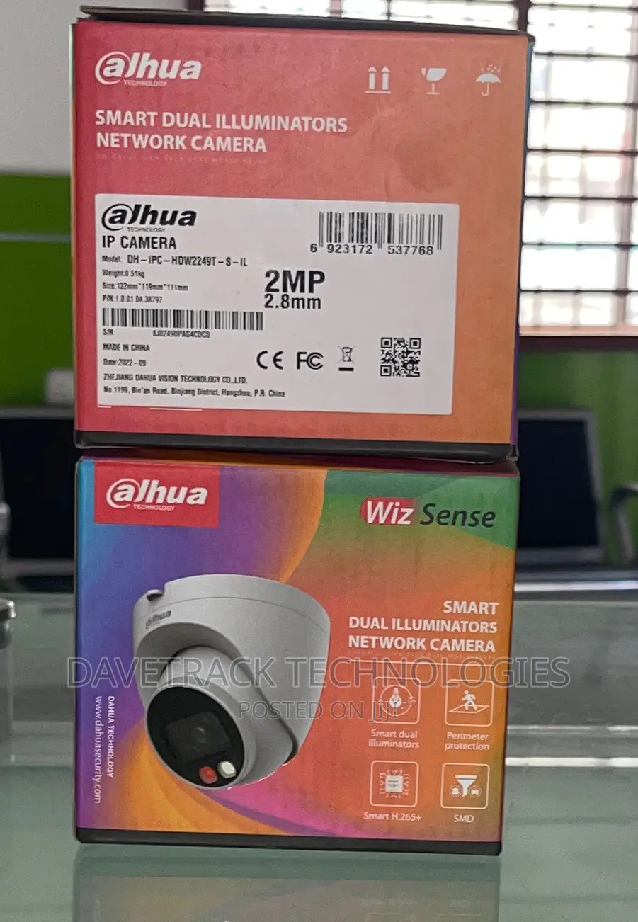 Dahua 2mp Smart Dual Full Color Network Camera, Indoor