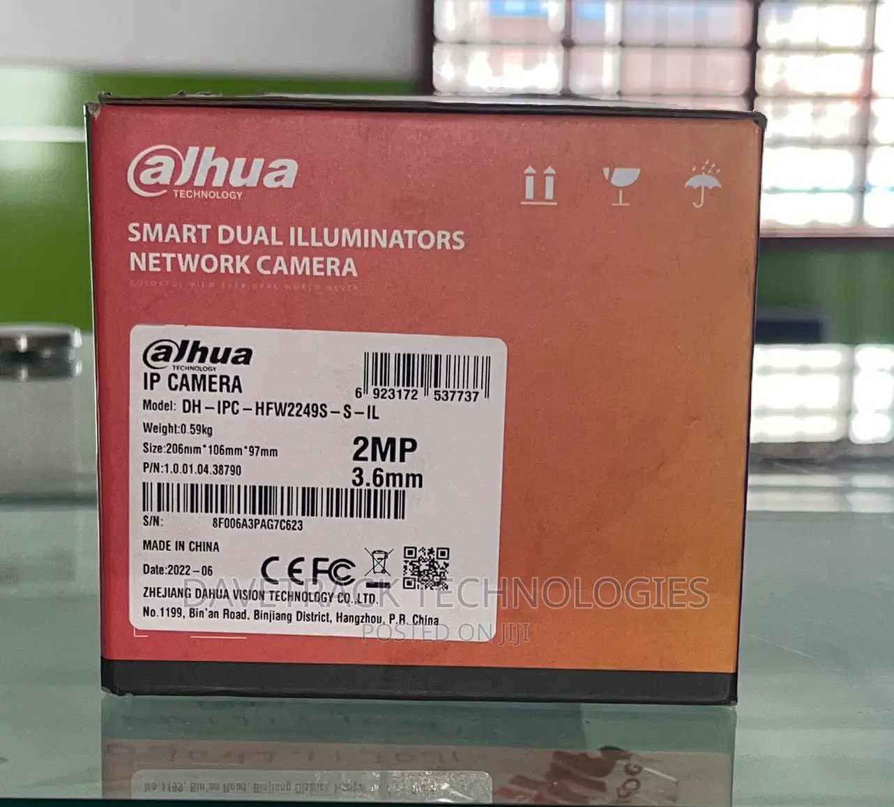 Dahua 2mp Smart Dual Full Color Network Camera, Outdoor