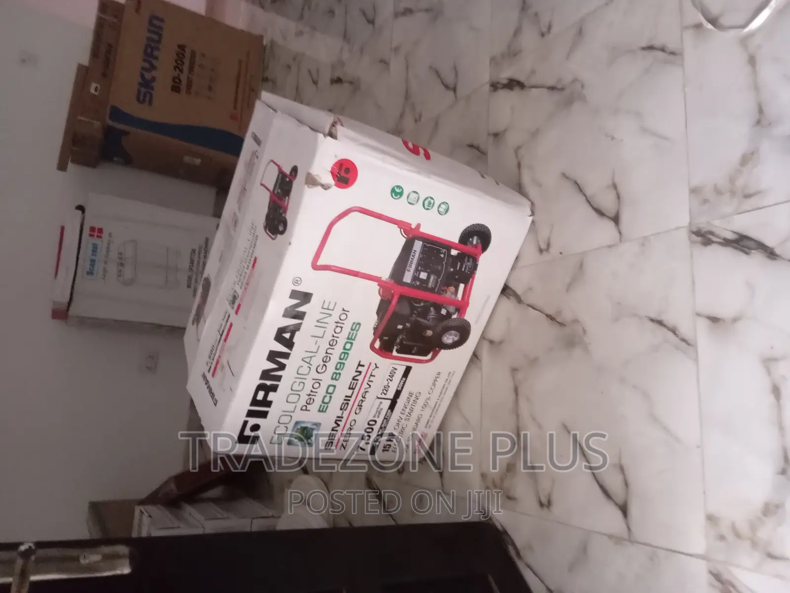 New in Firman 7.5kva Generator+Key+Tyre