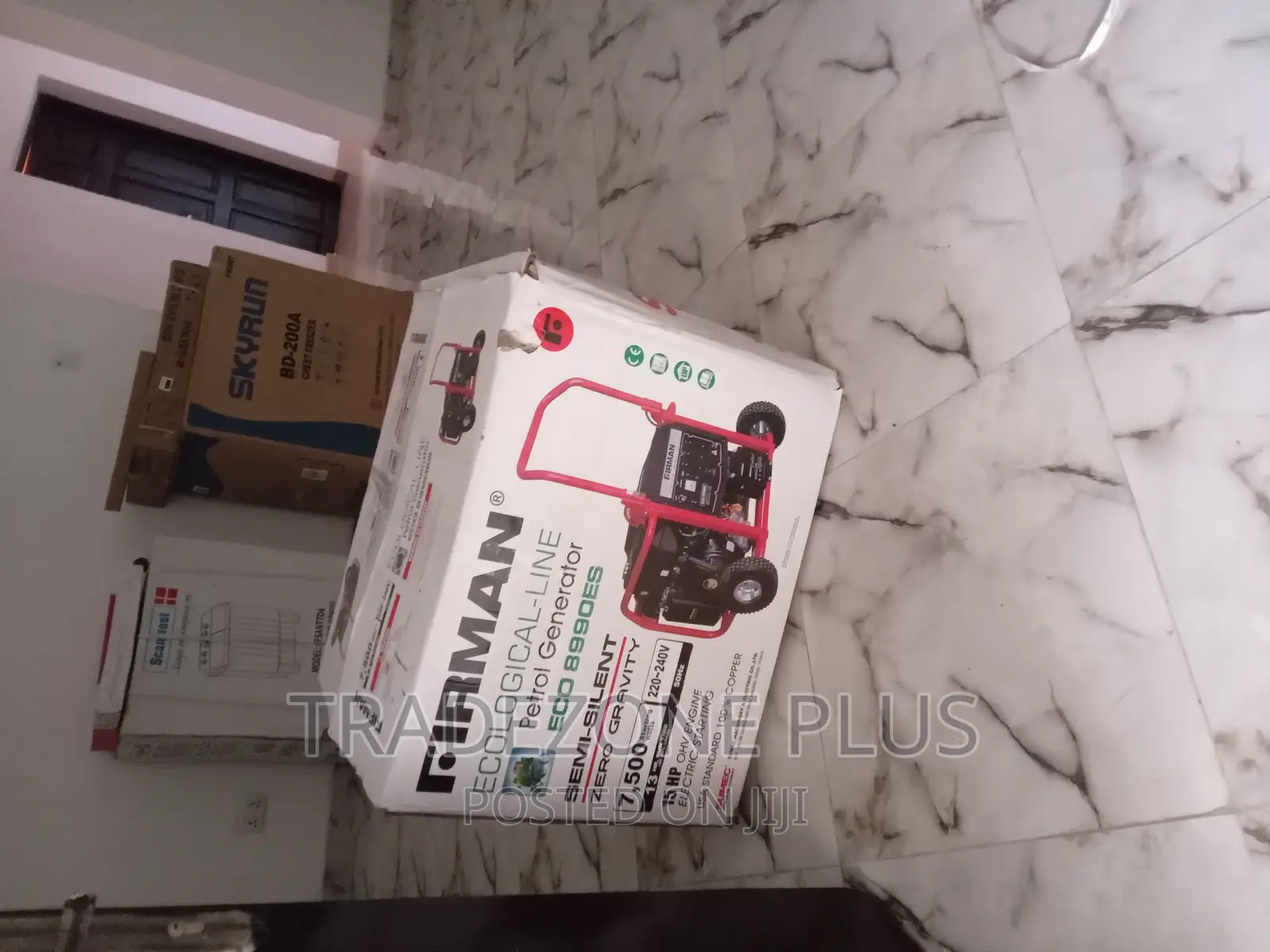 New in Firman 7.5kva Generator+Key+Tyre