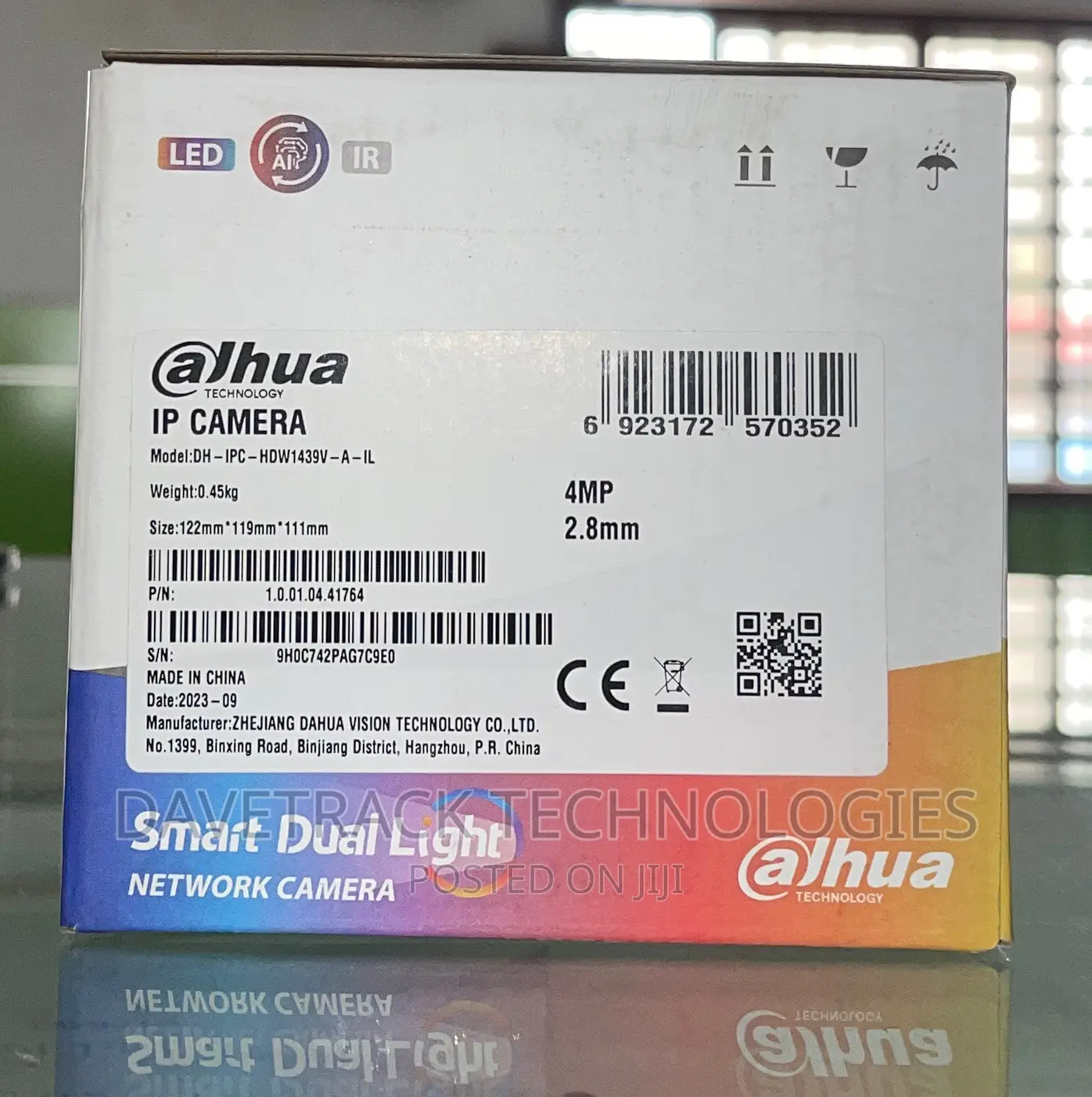 Dahua Smart Dual Light Network Camera 4mp With Audio,Indoor