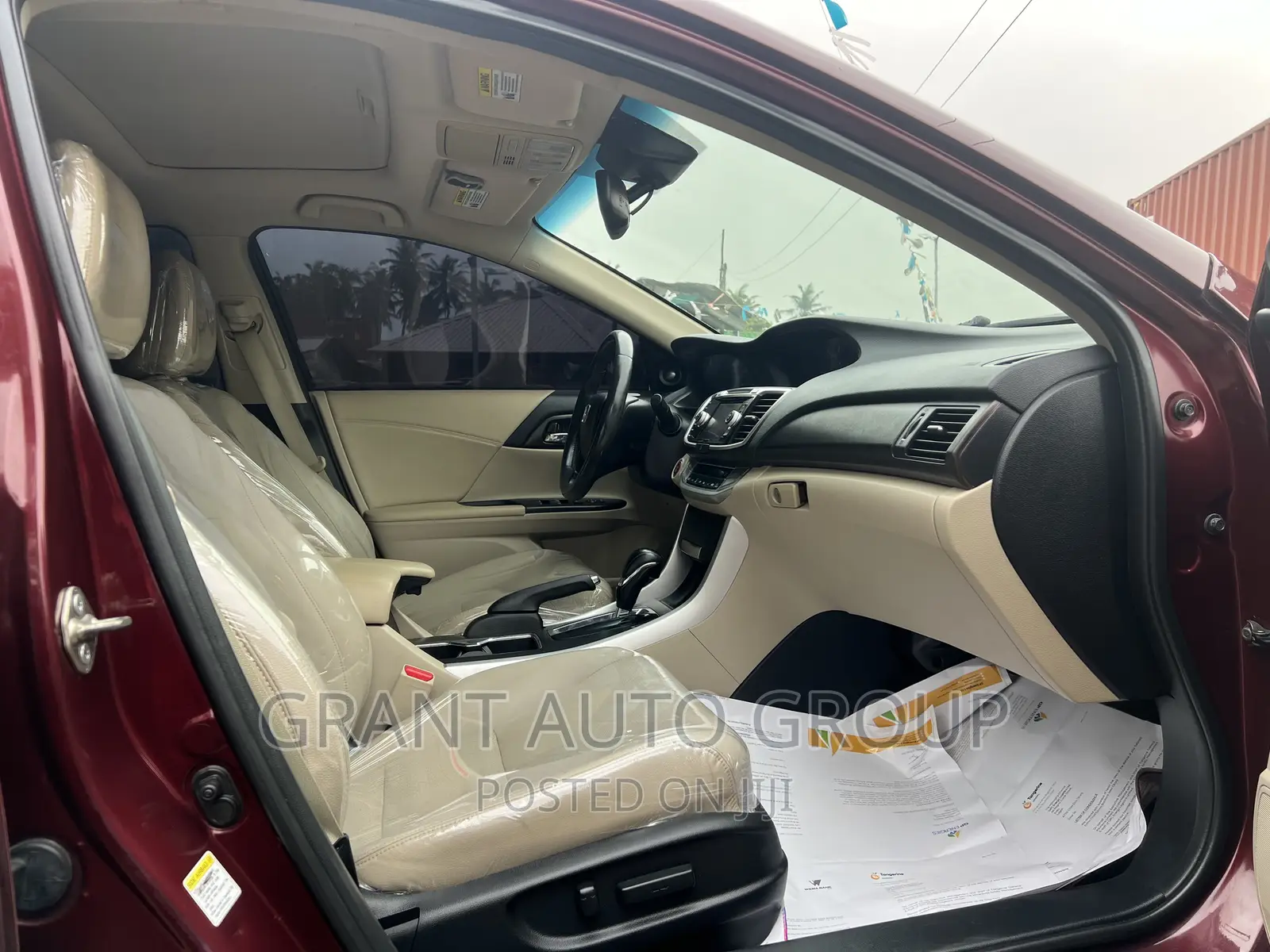Honda Accord EX-L V-6 4dr Sedan (3.5L 6cyl 6A) 2014 Red