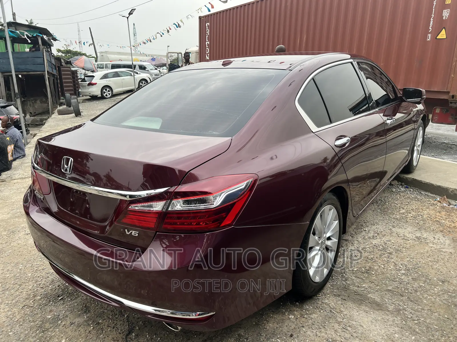 Honda Accord EX-L V-6 4dr Sedan (3.5L 6cyl 6A) 2014 Red