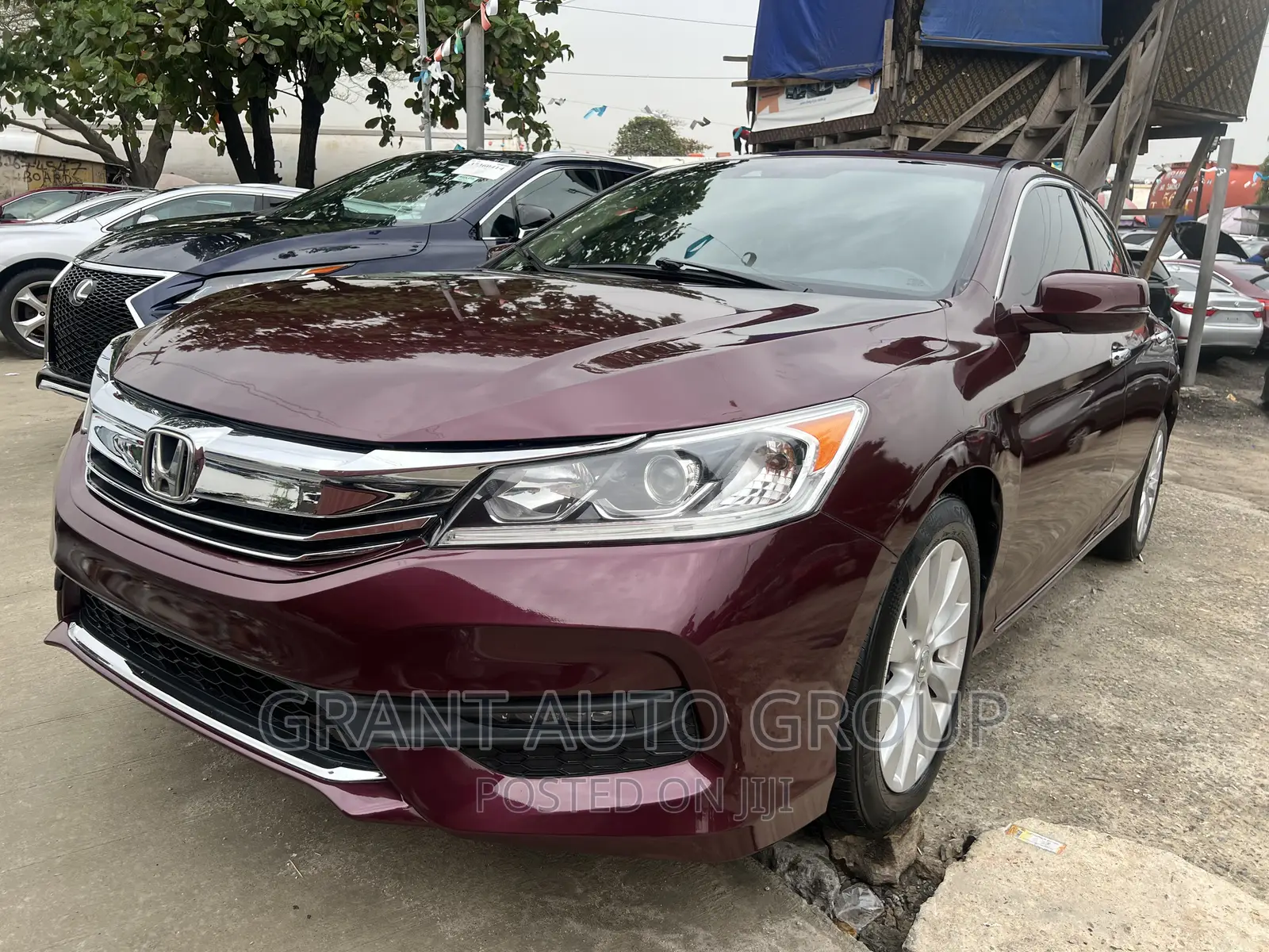 Honda Accord EX-L V-6 4dr Sedan (3.5L 6cyl 6A) 2014 Red