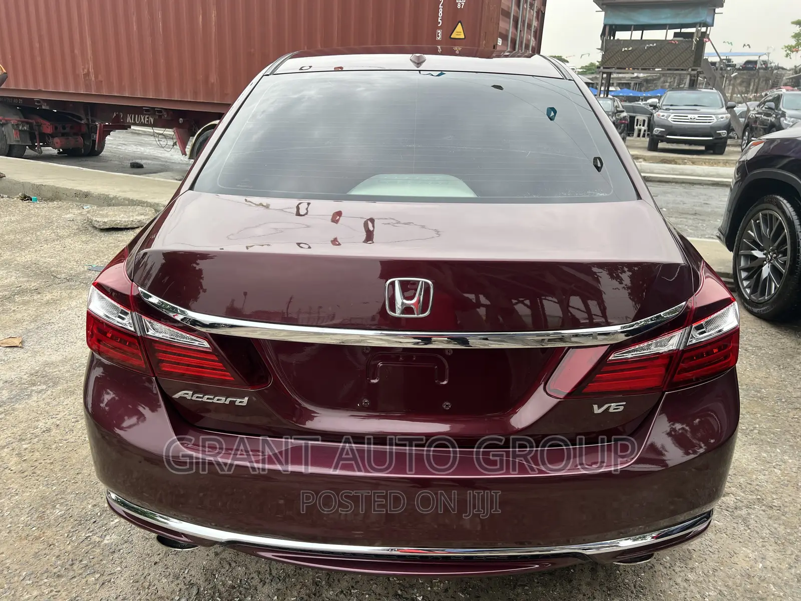 Honda Accord EX-L V-6 4dr Sedan (3.5L 6cyl 6A) 2014 Red