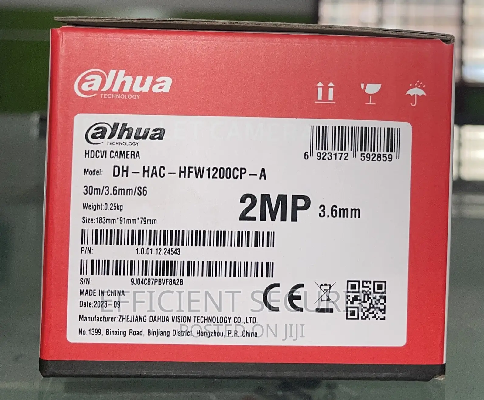 Dahua 2mp Analog Eyeball Camera With Audio Outdoor