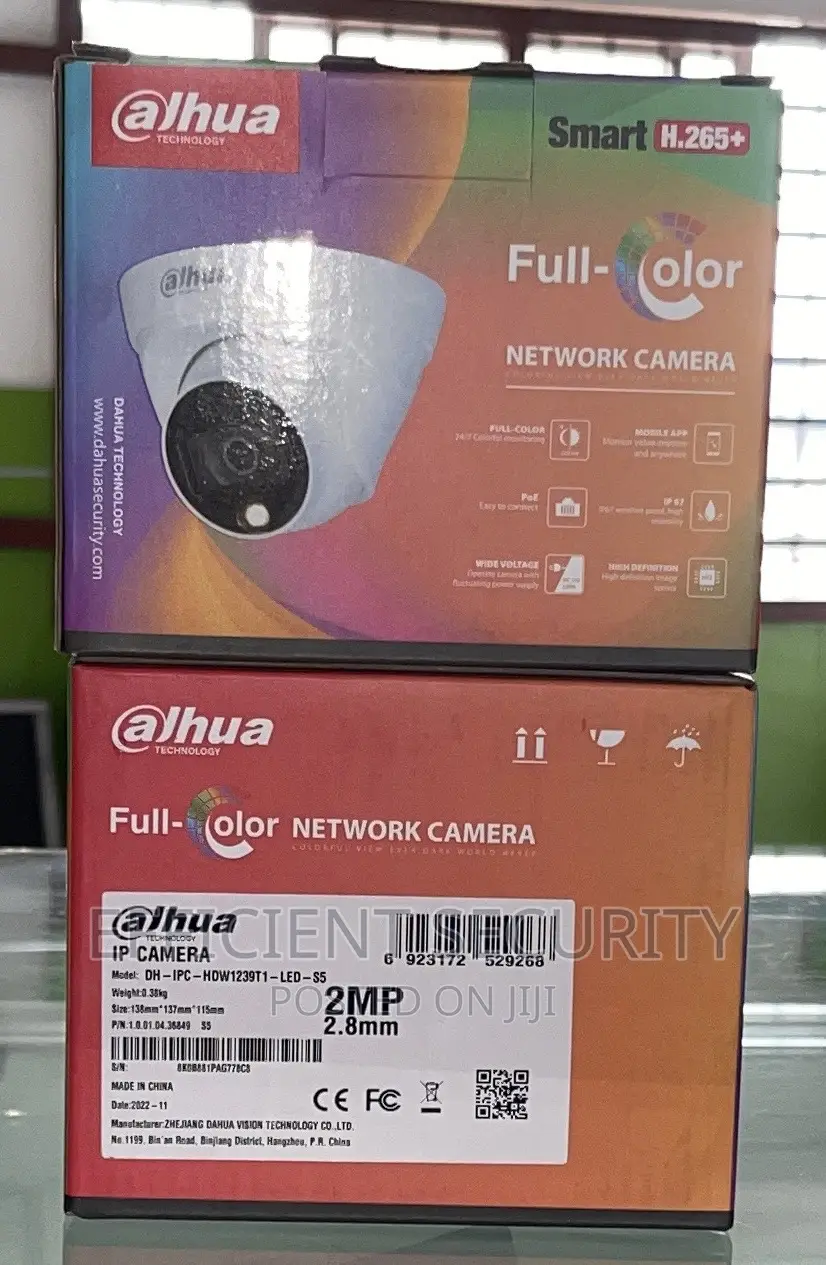 Dahua Full Color Network Camera, 2mp Indoor