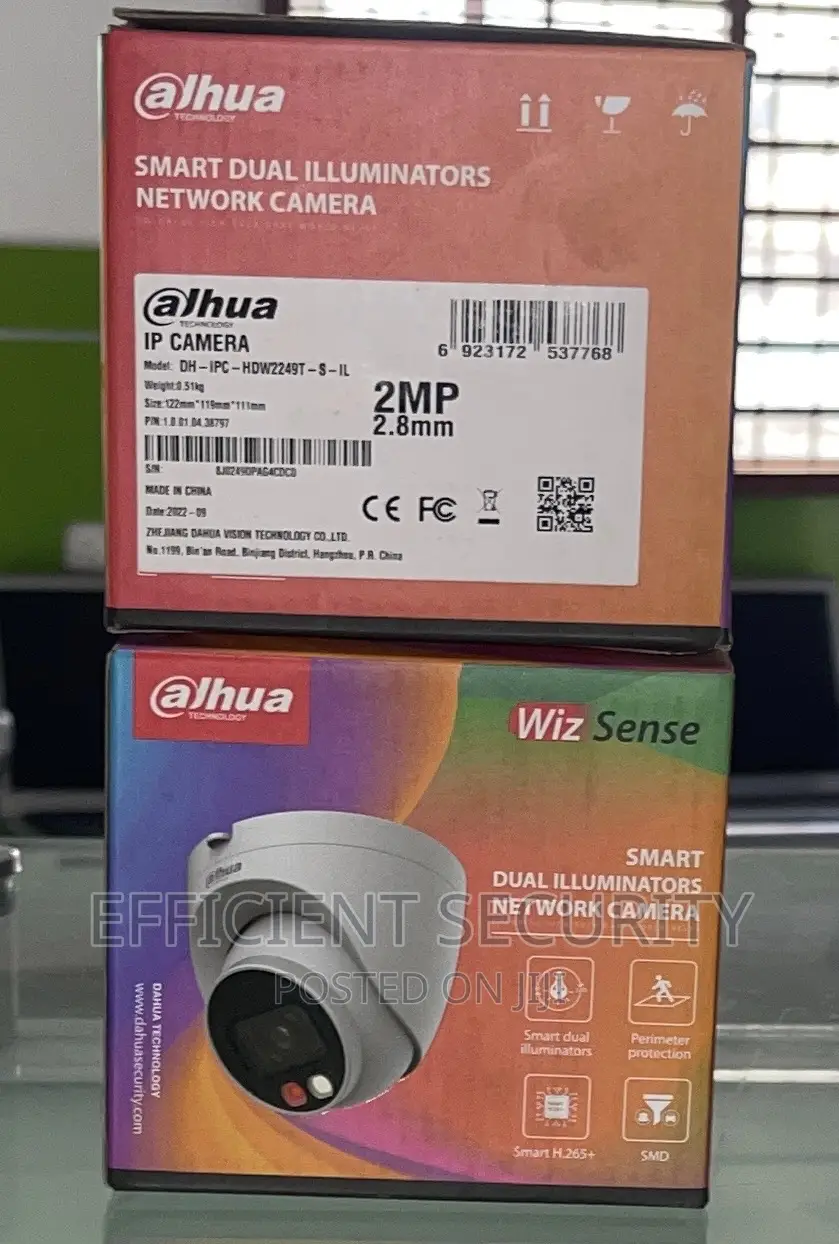 Dahua Smart Dual Full Color Network Camera, 2mp Indoor