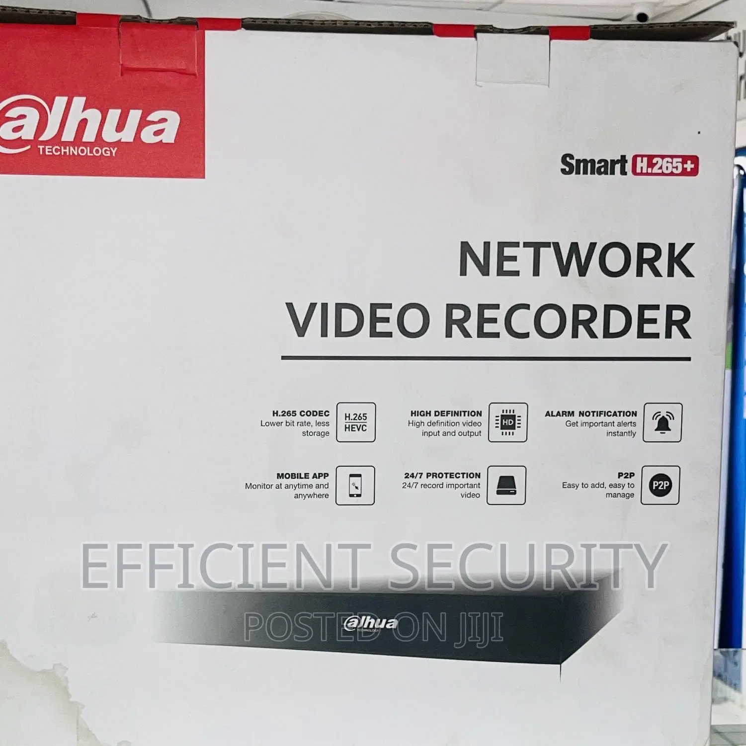 Dahua NVR 8channels With 8poe 2starter