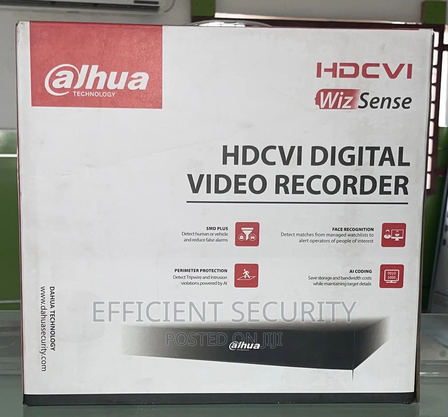 Dahua DVR 4channels Upto 8mp, 1starter