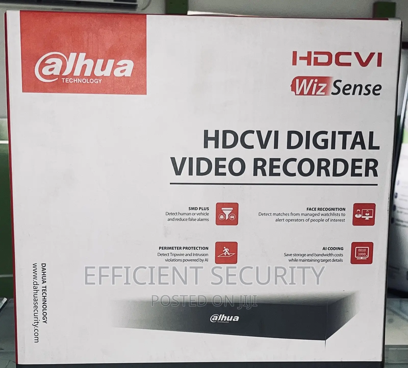 Dahua DVR 8channels Upto 5mp, 1starter