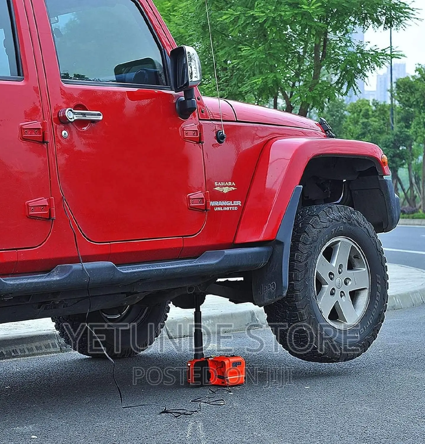 Electric Jack 4 Car SUV Sedan MPV Truck Pickup Tire Changing