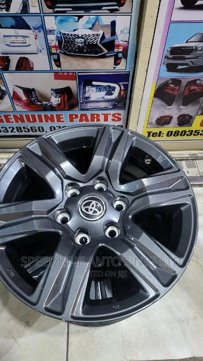 Complete Set of Rims Toyota Hilux 2021/2023 Model Original
