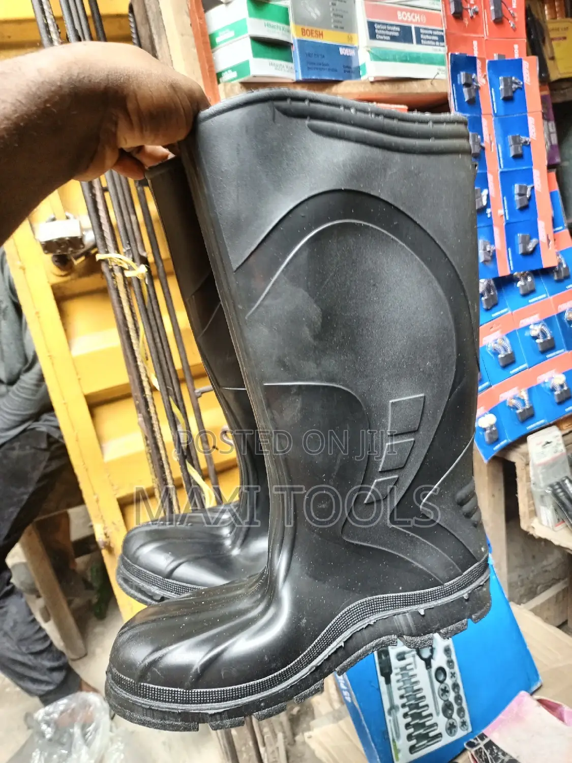 Black Rain Boot Wihu