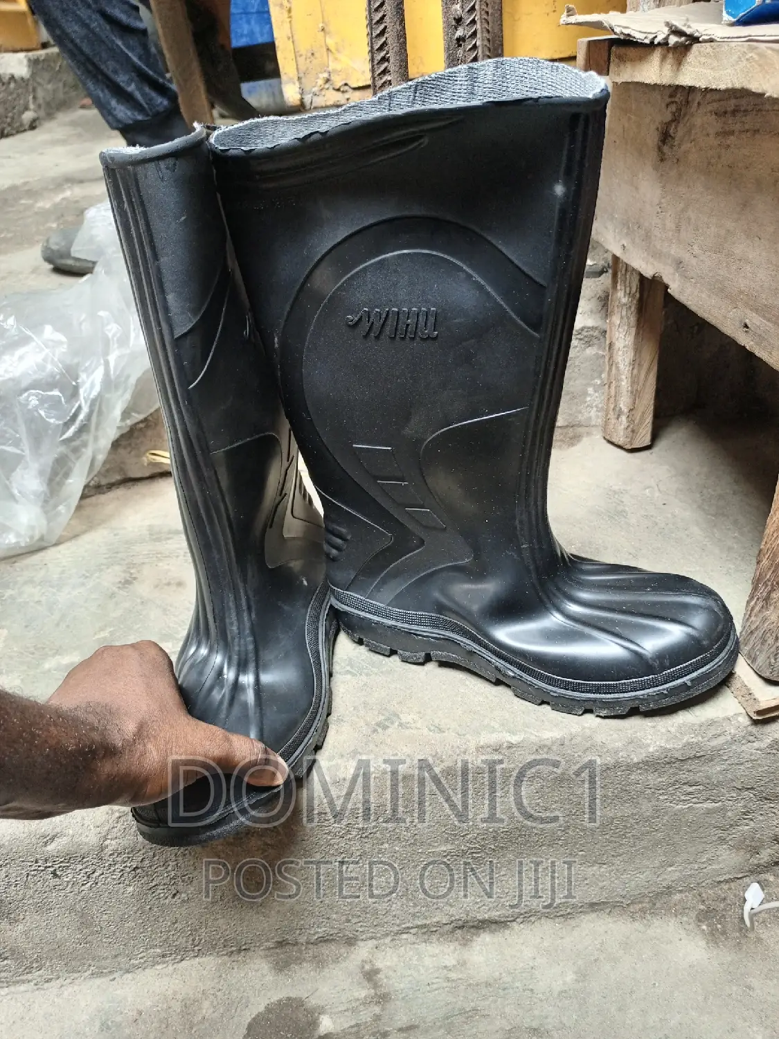 Black Rain Boot Wihu