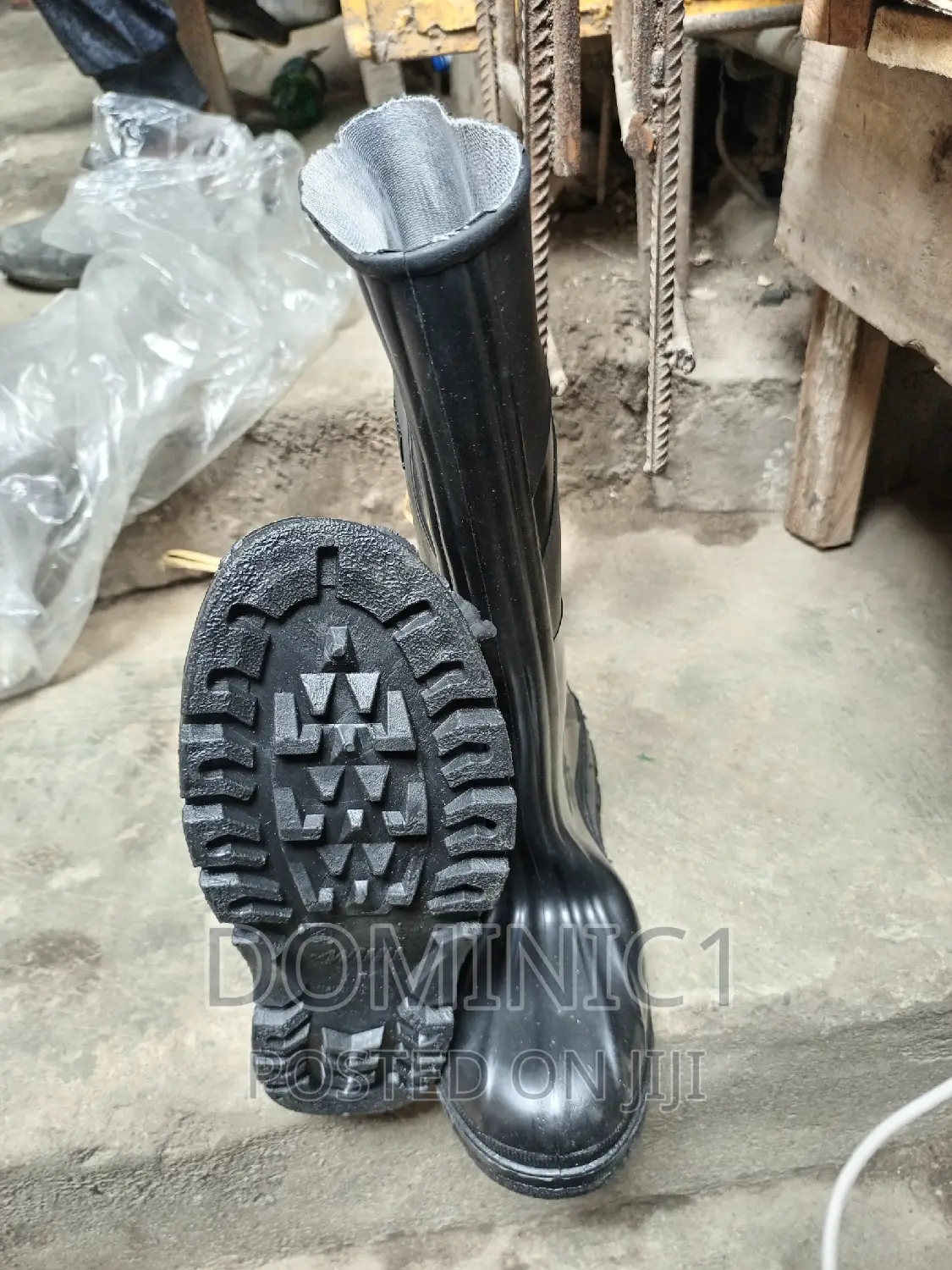 Black Rain Boot Wihu