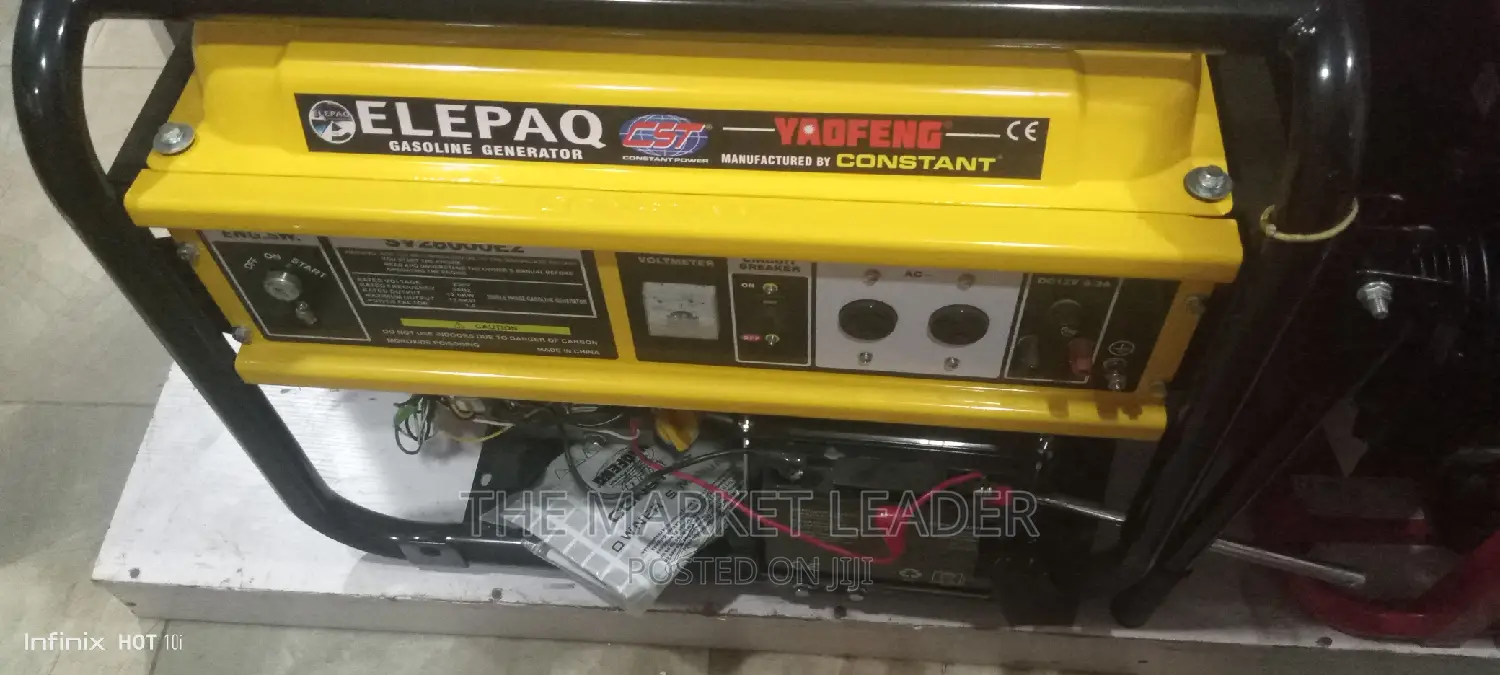 Elepaq Sv28000e2 Kick and Start Generator+Wheel and Tyres