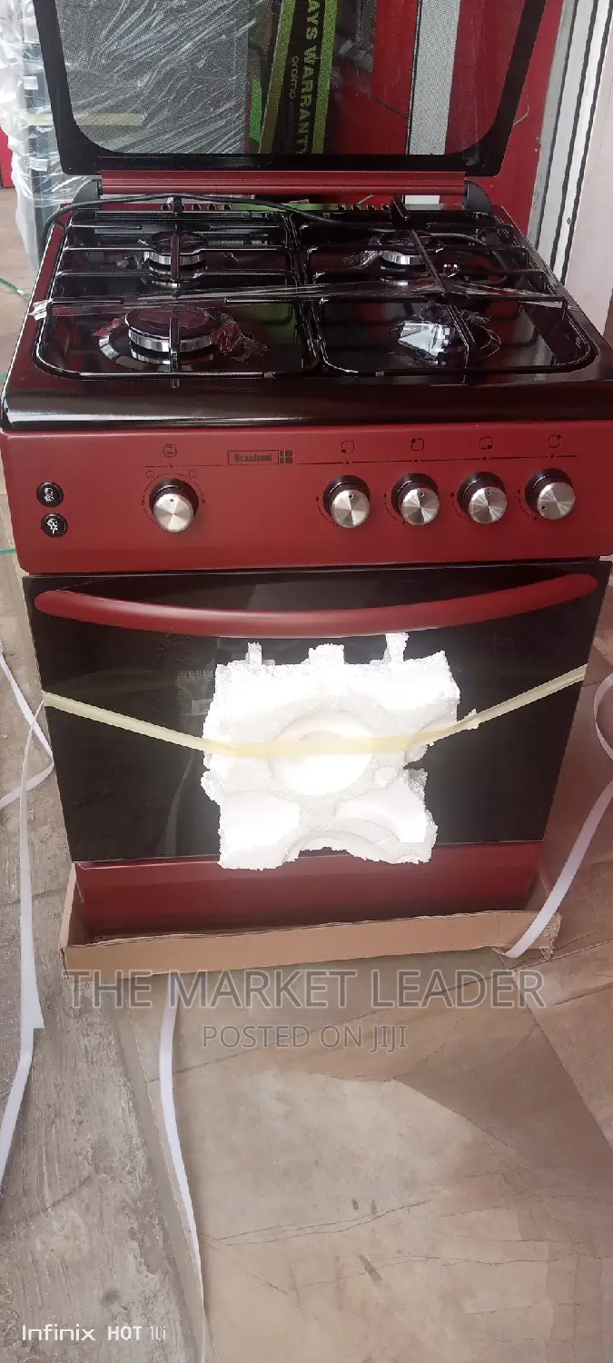 Scanfrost 4 Burnersgas Cooker With Oven + Grill Ck6400r