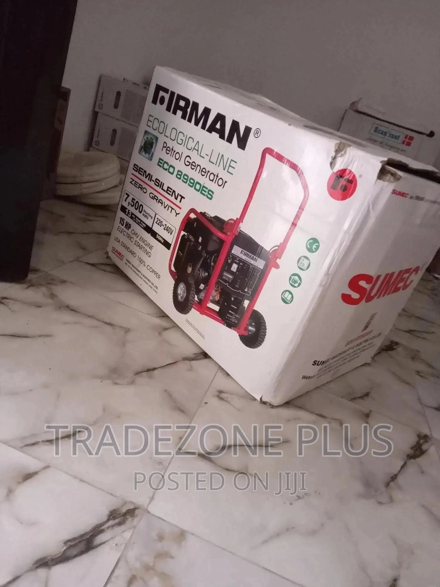 Original Firman 7.5kva Generator With Key-Eco 8990es