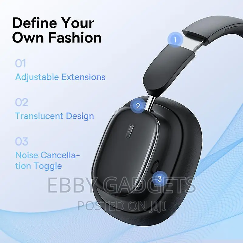 H1i Anc Wireless Bowie Headphone Bluetooth 5.3 Noise Cancell