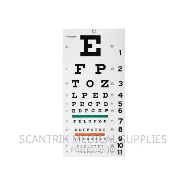 Snellen Chart Sun Board